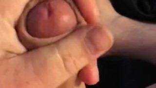 Dirty talking while jerking off cock