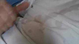 Messy twink cums again