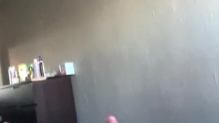 Stroking my Black Dick In Bed