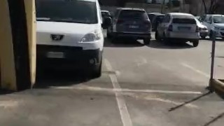 Cigar inhale in public