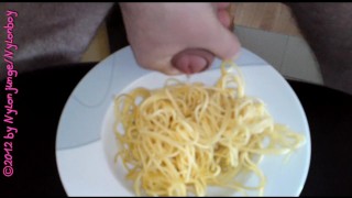 Spaghetti mit Sahne Sauce