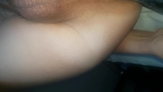 condom big black dildo fucks my hairy asshole