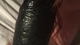 Sucking.