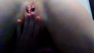 Spreading my tight ass and pussy