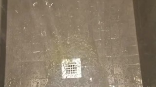 golden shower tease.