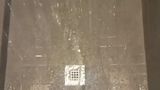 golden shower tease.