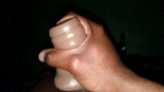 Playing with my pocket pussy