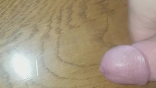 Watching porn shooting cum