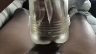 Jacking Off With Fleshlight