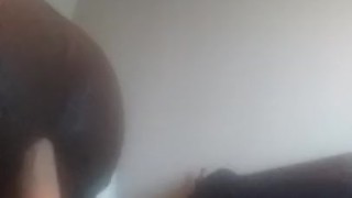 Black Thug Riding 12' Dildo after long night ParTying