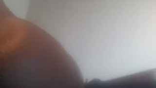 Black Thug Riding 12' Dildo after long night ParTying