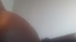 Black Thug Riding 12' Dildo after long night ParTying