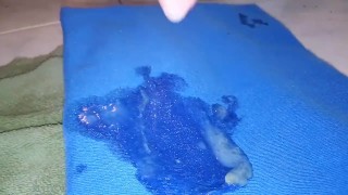 Playing With My Friends's Cum.