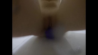 Riding my new dong in the shower. -BunnyLynn
