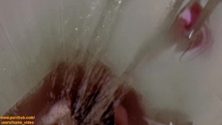 Amazing sex in shower, blowjob and doggy from amateur couple - Homemade Pov