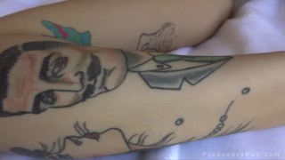 ProducersFun-Cute Zara Brooks talks about her tattoos while being fucked!