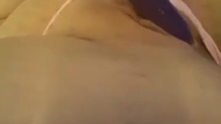 Creamy toy masturbating pt. 2