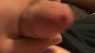 Jerking off alone