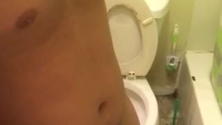 Masturbating inside my bathroom
