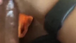 Playing with myself before work