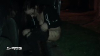 AMATEUR PEEING IN PUBLIC PARKING LOT- HIGH RISK 