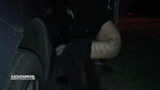 AMATEUR PEEING IN PUBLIC PARKING LOT- HIGH RISK 
