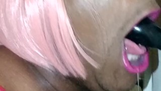 Kyla Throatz in practice makes perfect