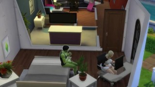 the hulk getting it in sims 4