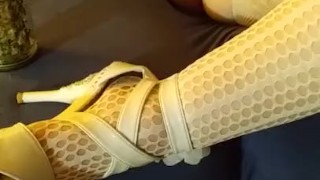Naughty Nicole fucks jar full of til she cums multiple times
