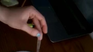 22yo jerks off and drinks his own cum