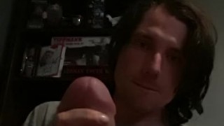 11 inch monster cock self suck cream pie masturbation