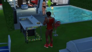 pool party sims 4