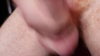 Redhead shoots a Massive Cumshot from his Big Cock
