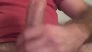 Having fun with my big hard dick