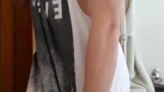 best striptease in a bathroom