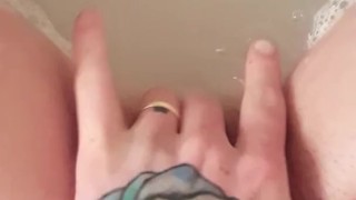 BUBBLEBATH ANAL AND TEEN PUSSY MASTURBATION