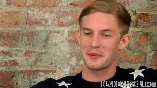 Fit stud plays around with his big hairy cock on the sofa