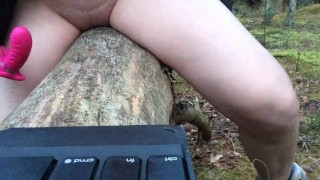 HORNY TEEN GIRL IN THE WOOD