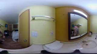 VR Inked Daddy Bear Solo - Cock massage, Prostate massage and Piss