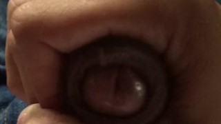 Medium term masturbation cumshot