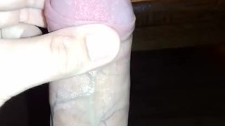 shiny cock precum 4