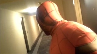spider quick stroke at hotel elevators