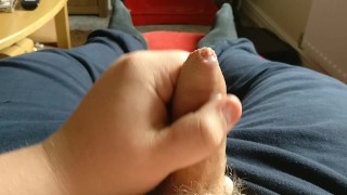 Chubby teen with Tight forskin cums for you!