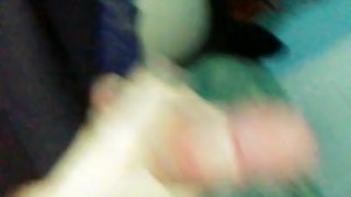 Submissive trap jerking off with tail in