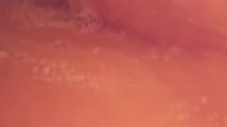 Chubby Babe Soaps Up Tits In Shower