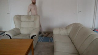 Nude at home