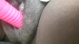 Black girl cums outside contrations