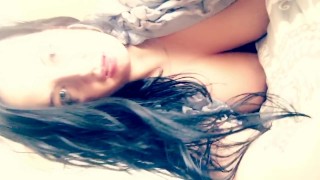 Daddies girl showing daddy how wet she is like a little slut