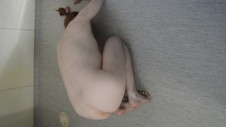 Nude stretching
