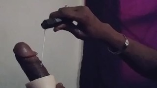 Playing with my toy bka Hand Pussy..